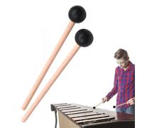 Drum Slows Rubber - Stick Hammer in legno, Marimbaschlägel | Testa di gomma marimba martello tamburo martello martello martello marimba martello per , campanello, blocco di legno, set di