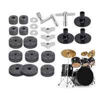 Drum Stand Fells Pad, cuscinetto in feltro, non antiscivolo, migliora gli per la qualità del suono per l'esercizio domestico per la pratica domestica