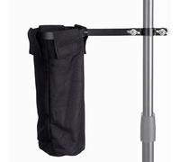Drum Stick Bag, Percussion Holder, 5,51 x 9,84 in Ampia Capacity, Storage Pocket, Clamp-On Lockable Strap for Adults, Drumming, Marching, Hockey, Field and Airplane Use