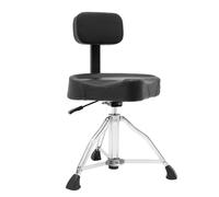 Drum Stool con schienale, Drum Stool Altezza regolabile, Sedia pneumatica