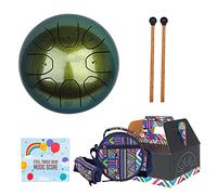Drum Thumue Drum 8Notes 5.5 Pollici Strumento Percussioni, Con Musica For Concerto, Musica For Bambini Illuminazione, For Adulti Biginner, Meditazione Yoga (Color : Green)