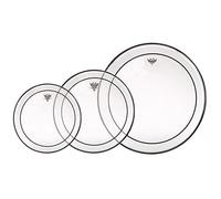 Drumhead Set Pinstripe, clear, Fusion: 10",12",14"