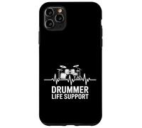 Drummer Life Support Batteria Heartbeat Rhythm Custodia per iPhone 11 Pro Max