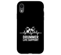 Drummer Life Support Batteria Heartbeat Rhythm Custodia per iPhone XR