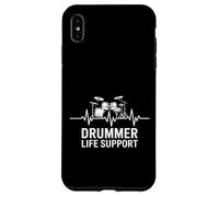 Drummer Life Support Batteria Heartbeat Rhythm Custodia per iPhone XS Max