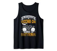 Drummer Mai Sottovalutare Un Vecchio Che Suona La Batteria Canotta
