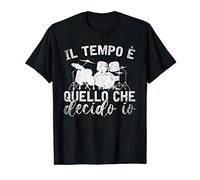 Drummer Regalo Il Tempo È Quello Che Decido Io Batteria Maglietta