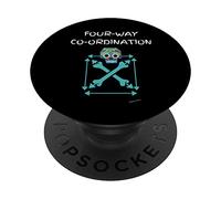 Drummer Tees Aztec 4-way Drumming Coordination PopSockets PopGrip Adesivo