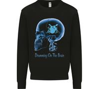 Drumming On The Brain Maglione Divertente Per Bambini Con Batterista