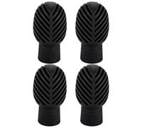 Drummute - Punte - 1,26 pollici, 4 pezzi di bacchetta in silicone | Silent Practice Drum Demkener - Resistente all'abrasione resistente | Tamburo Pad Duffler - Batteria per principianti