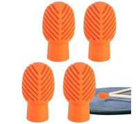 Drummute - Punte - 1,26 pollici, 4 pezzi di bacchetta in silicone | Silent Practice Drum Demkener - Resistente all'abrasione resistente | Tamburo Pad Duffler - Batteria per principianti