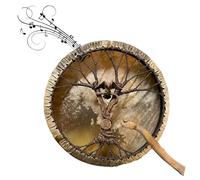 Drums sciamanici, tamburo sciamano "Albero della vita" Musica dello spirito della batteria siberiana, musica dello spirito del tamburo siberiano, decorazione del suono della musica