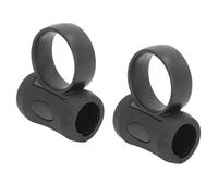 Drumstick Control Clip 2 Pack | ABS & Silicone Grip Enhancer for Drum Sticks | Finger Controller for Beginners/Practice/Rotating Techniques | Secure Fit, Easy to Install (Medium 5A 5B)