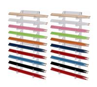 drumstick display holder Supporto per bacchette in acrilico per montaggio a parete, portaoggetti per martelli per bacchette bacchette set di batteria bacchette percussioni