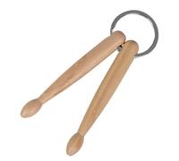 Drumstick Key Ring - Wooden Music Keychain for Bags, Compact Lightweight Backpack Charm with Durable Metal Chain | Unique Gift for Drummers, Women, Men, Kids, Purse, Travel, Office, School, Car Key