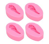 Drumstick Silicone Forms 4 Pack | Food - Safe Fondant Forms for Cake Decorating/Chocolate Making/Soap Crafts | Heat Tolerant Baking Tools - 40℃ to 230℃