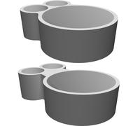 Drumsticks Holder Mount Compatible with Roland TD-4 V-Drums and 38mm Rack Pipes