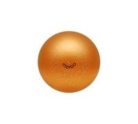 DRUNA Palla Ginnastica Ritmica Metallizzata + Glitter PVC 15 cm 300 gr, Arancione