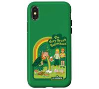 Drunk Leprechaun St. Patrick's Day Sarcastic Adult Humor Custodia per iPhone X/XS