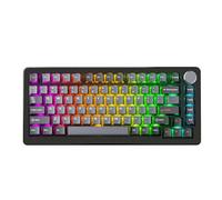 DrunkDeer A75 Pro Rapid Trigger Interruttore magnetico silenzioso Tastiera da gioco meccanica ANSI Attuazione regolabile RGB PBT Keycap 75% TKL 82Keys Wired Cherry Profile USB con manopola
