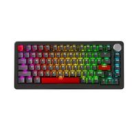DrunkDeer A75 Pro Rapid Trigger Interruttore magnetico silenzioso Tastiera da gioco meccanica con manopola 75% 82 tasti Azionamento regolabile RGB PBT Keycap Profilo OEM TKL USB Wired ANSI