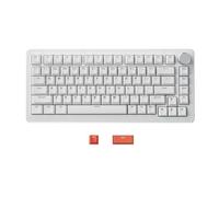 DrunkDeer Tastiera A75 Pro Rapid Trigger, Esports Gaming Keyboard, Interruttore Magnetico - Modalità Ultima Vincita - Azionamento Regolabile, Design ANSI 75% con manopola, Bianco