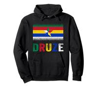 Drusi, Siria, Libano, Suwayda, Bandiera drusa, Bandiera dei Drusi. Felpa con Cappuccio