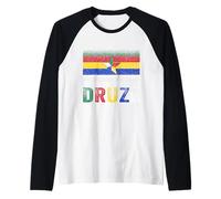 Drusi, Siria, Libano, Suwayda, Bandiera drusa, Bandiera dei Drusi. Maglia con Maniche Raglan