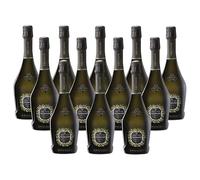 Drusian Valdobbiadene Prosecco Superiore DOCG Brut, Spumante 100% Glera, Metodo Martinotti Charmat, Note di Mela Verde e Agrumi, Ideale per Aperitivi e Piatti di Pesce, Bottiglia da 75cl(12 bottiglie)