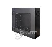 DRUTP LUXURYDVRBOX Armadio verticale per apparecchiature standard rack da 19" 4U con 2 chiavi, ventola, passacavi e porta con gr