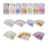 Druuzy 400 Pezzi Banconote e Monete Euro Finte, Soldi Giocattolo per Bambini, Banconote Giocattolo per Bambini, Ideale per Bambini dai Tre Anni in su, Gioco di Ruolo Bambino