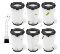 Druuzyl 6 Filtri CX7-2 per AEG Aspirapolvere Senza Fili - Compatibile con Modelli Classic x Flexibility, Ergorapido e AEF150 - Kit Ricambio per AEG CX7-2 e QX8 Animal x Power