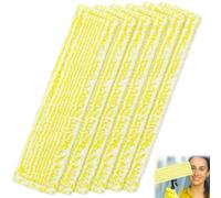 Druuzyl 6 Pezzi Panni in Microfibra per Aspirapolvere Finestre Kärcher WV2 WV5 WV6 Plus Premium - Tamponi di Ricambio Ufficiali Compatibili - Accessori per Pulizia Vetri