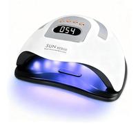 Druuzyl Lampada UV LED 380W per Unghie, Lampada led Unghie UV Professionale con Sensore Automatico e 4 Impostazioni Timer, LCD Display Fornetto Professionale per Manicure e Pedicure