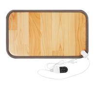 Druuzyl Tappetino Riscaldante per Piedi Elettrico 50x30cm - Tappetino Riscaldante per Piedi Temperatura Regolabile, Superficie Morbida e Antiscivolo per Casa e Ufficio Scaldapiedi