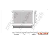Drve+ DP1110.10.0072 Filtro aria per OPEL,VAUXHALL