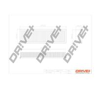 Drve+ DP1110.10.0090 Filtro aria per CITROËN,PEUGEOT