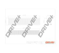 Drve+ DP1110.10.0095 Filtro aria per DACIA,RENAULT