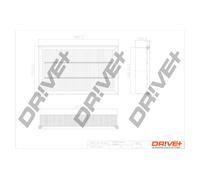 Drve+ DP1110.10.0123 Filtro aria per FORD,VOLVO