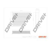 Drve+ DP1110.10.0174 Filtro aria per ALPINA,BMW