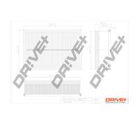 Drve+ DP1110.10.0188 Filtro aria per NISSAN,OPEL,RENAULT,VAUXHALL