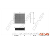 Drve+ DP1110.10.0216 Filtro aria per OPEL