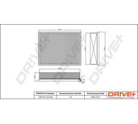 Drve+ DP1110.10.0219 Filtro aria per VW