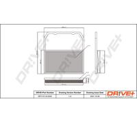 Drve+ DP1110.10.0224 Filtro aria per SEAT,SKODA,VW