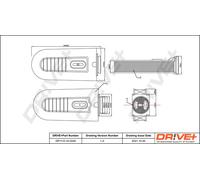 Drve+ DP1110.10.0249 Filtro aria per MERCEDES-BENZ