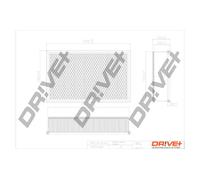 Drve+ DP1110.10.0348 Filtro aria per BMW,ROLLS-ROYCE