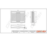 Drve+ DP1110.10.0354 Filtro aria per MERCEDES-BENZ