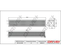 Drve+ DP1110.10.0361 Filtro aria per MERCEDES-BENZ