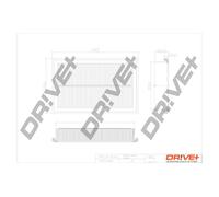 Drve+ DP1110.10.0365 Filtro aria per MERCEDES-BENZ