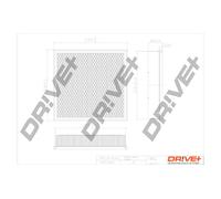 Drve+ DP1110.10.0433 Filtro aria per DODGE,FIAT